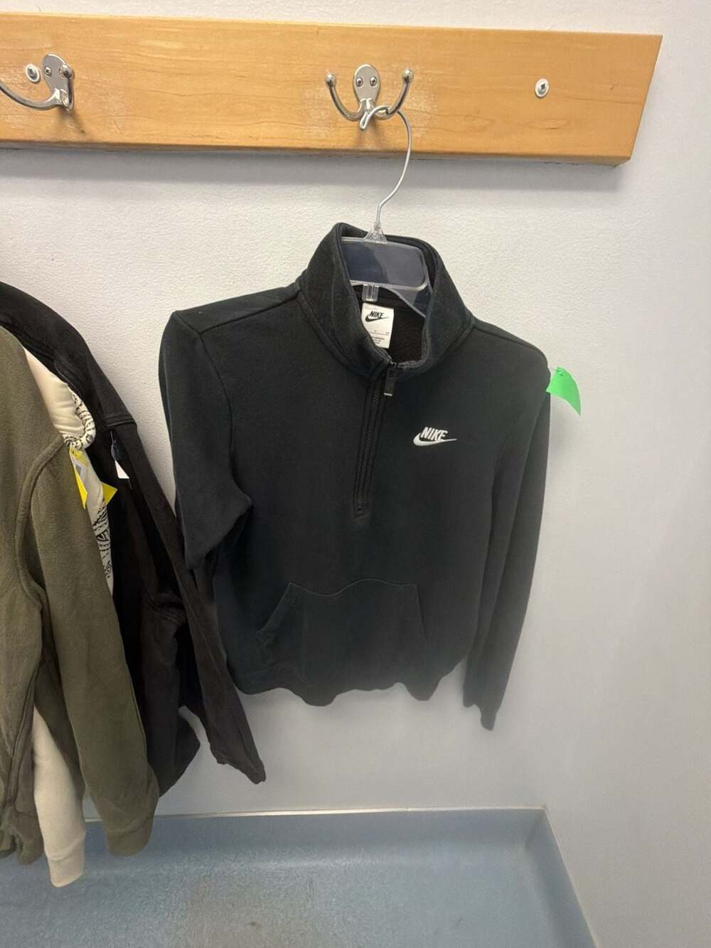 Nike Club Fleece Half-Zip Sweatshirt - Black